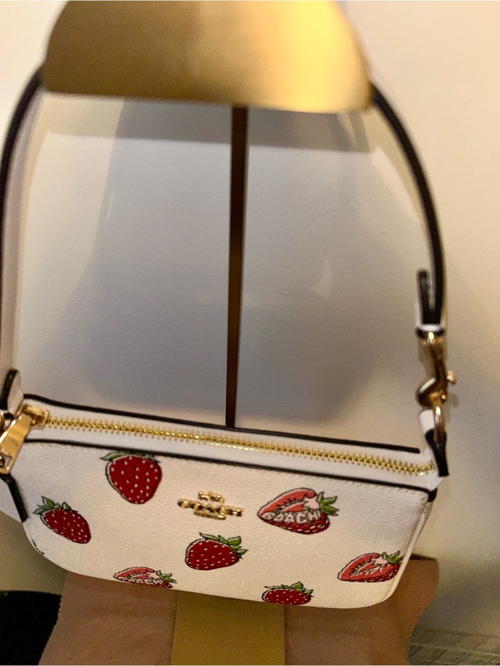 Coach Nolita 19 With Strawberry Print .  New Never been used. - Picture 2 of 9